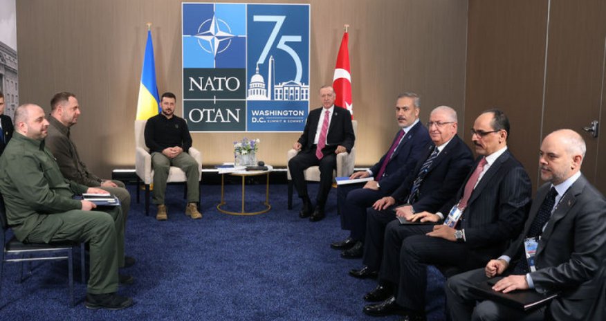 Ərdoğan və Zelenski Vaşinqtonda görüşüb