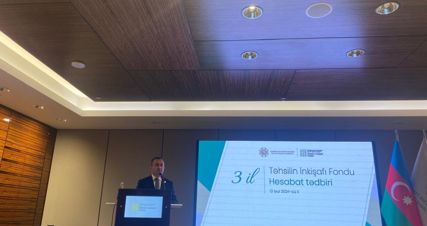 Təhsil İnkişaf Fonduna hər il 8 milyon manat vəsait daxil olur