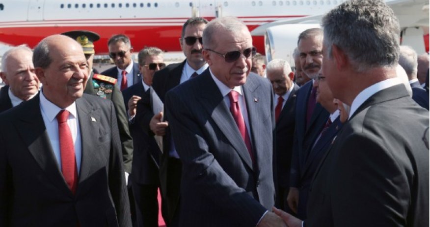 Ərdoğan Şimali Kiprdə səfərdədir