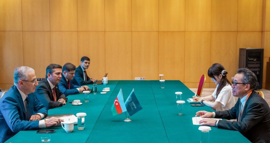 COP29 President meets with Japan's Vice-Minister of Environment