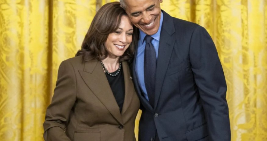 Mİşel və Barak Obama Harrisi dəstəkləyib