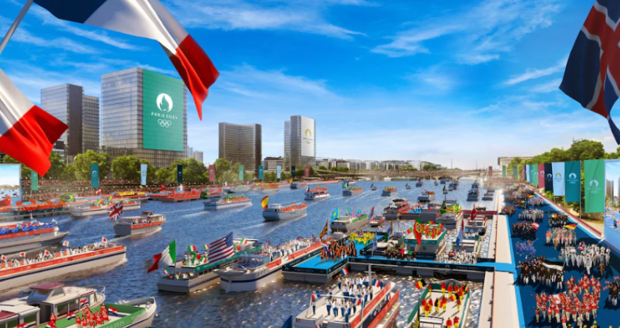 Parisdə Yay Olimpiya Oyunlarının açılış mərasimi keçirilib - Video