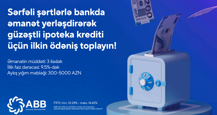 Ev almaq istəyənlər üçün ABB-dən yeni fürsət
