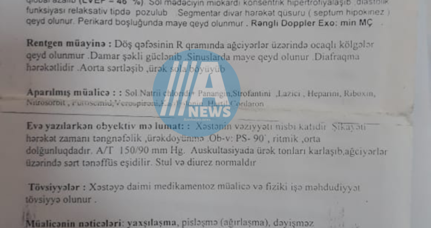 2 dəfə ürək əməliyyatı keçirən şəxs niyə pensiya ala bilmir? - Agentlikdən açıqlama