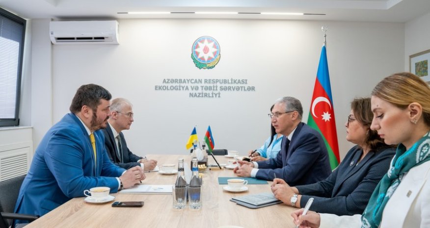 Mukhtar Babayev discusses preparations for COP29 with Ukrainian Ambassador