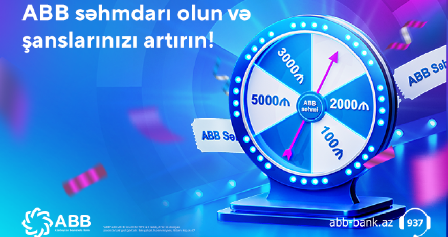 ABB səhmi sifariş et, 5000 manatadək qazan!