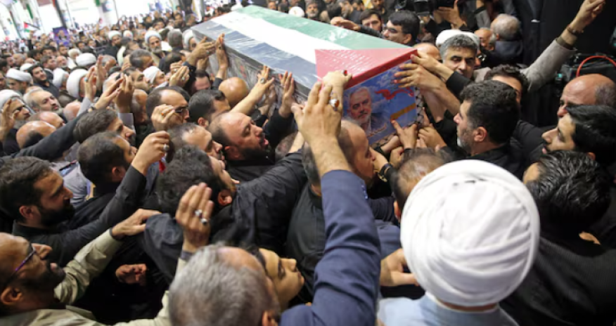 Haniyə dəfn olunur