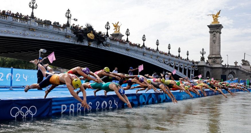 Parisdə triatlonçuların məşqi yenidən ləğv edilib