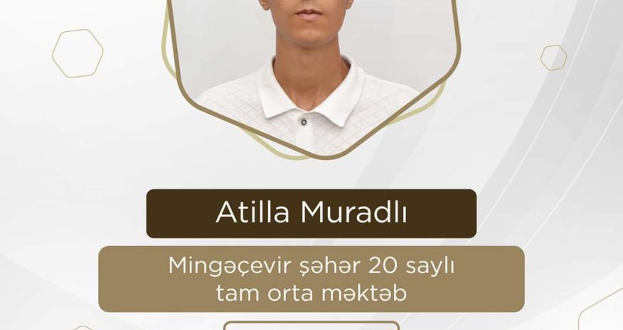 Qarabağ Univetsitetinin ilk tələbəsi Atilla Muradlı olub