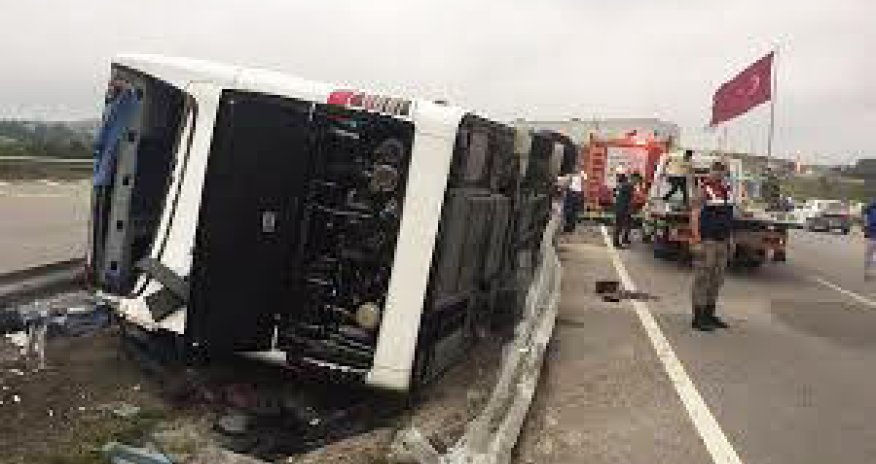 Türkiyədə avtobus partlayıb,ölənlər var