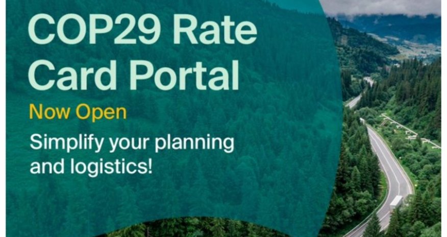 Азербайджан запустил тарифный портал для делегаций, участвующих в COP29