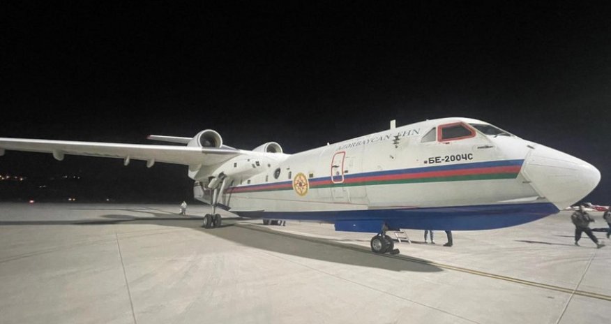 Türkiyəyə yola salınmış amfibiya təyyarəsi İzmirə eniş edib - Yenilənib