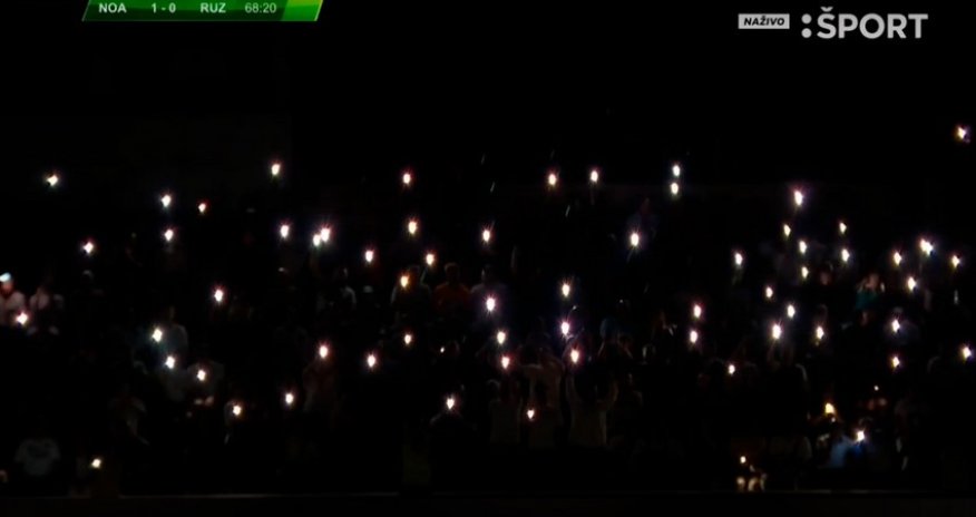 Ermənistan klubunun avrokubok matçında stadionun işıqları sönüb - Video