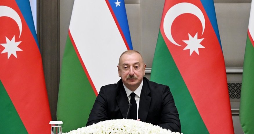 İlham Əliyev Azərbaycan-Özbəkistan İnvestisiya Fondunun kapitalından danışıb