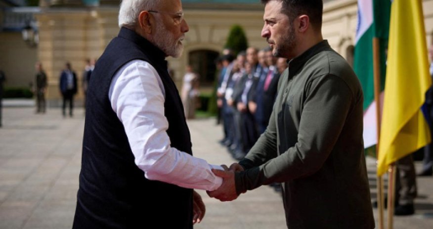 Hindistan lideri Zelenskini dəstəklədiyini bildirib