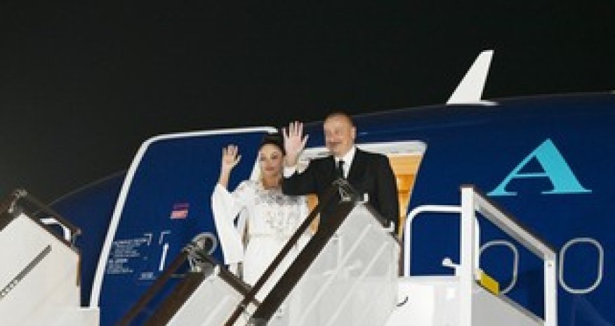 İlham Əliyevin Özbəkistana səfəri başa çatıb