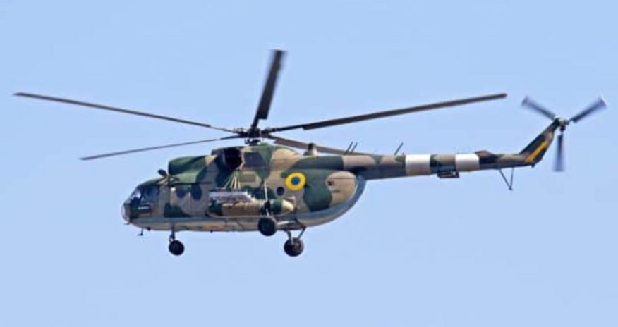 Ukraynada helikopter qəzaya uğrayıb,ölənlər var