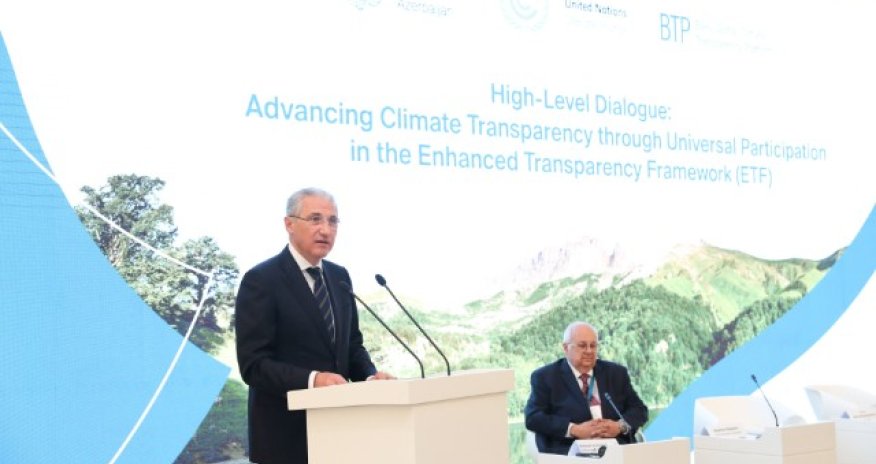 Bakıda İqlim Şəffaflığı üzrə Yüksək Səviyyəli Dialoq keçirilib