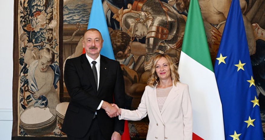 Azərbaycan ilə İtaliya arasında imzalanmış sənədlərin mübadiləsi mərasimi olub