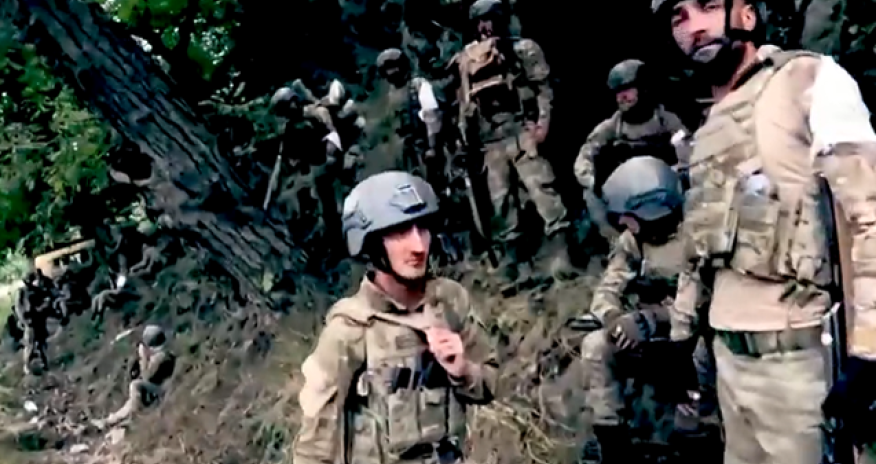 Müdafiə Nazirliyi antiterror əməliyyatından görüntülər yayıb - Video