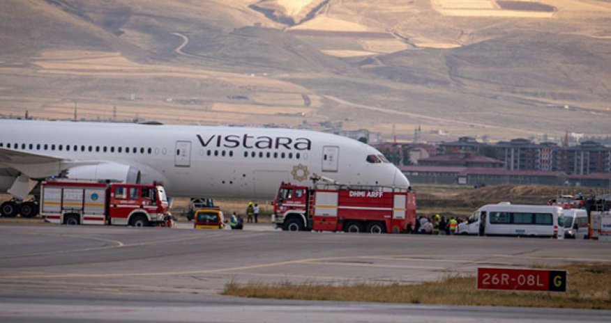 Hindistandan uçan təyyarə bomba təhlükəsinə görə Ərzuruma məcburi eniş edib