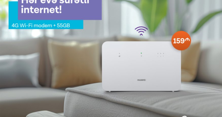 Azercell introduces a new Wi-Fi modem