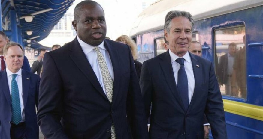 Blinken, Lemmy arrive in Kyiv