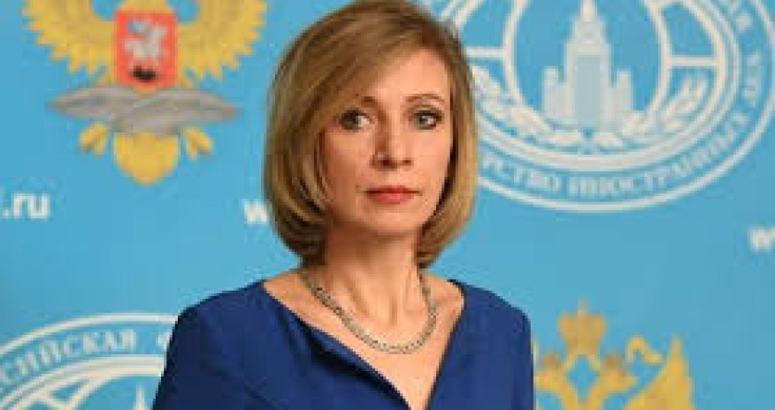 Zaxarova Ermənistan spikerini tənqid edib