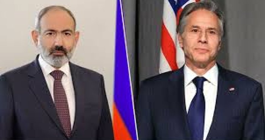 Paşinyan və Blinken sülhlə bağlı məsələləri müzakirə edib