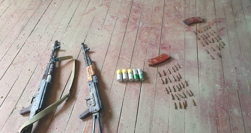 Azad olunan ərazilərdə silah-sursat aşkarlanıb