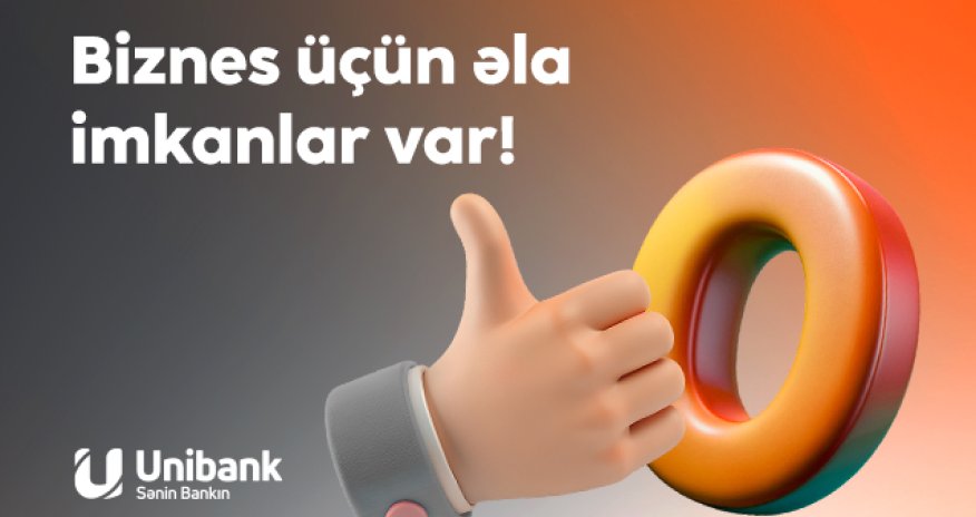 Unibank biznes sahibləri üçün komissiyaları sıfırladı