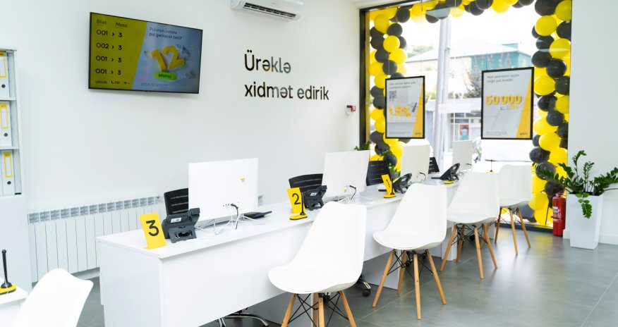 Yelo Bank daha bir rəqəmsal filialını Şamaxıda açdı!