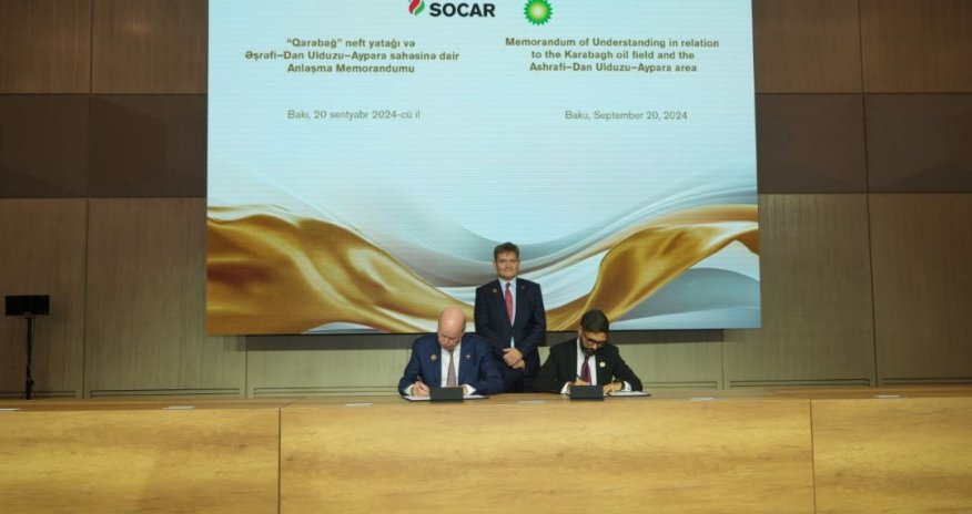 bp və SOCAR arasında anlaşma memorandumu imzalanıb