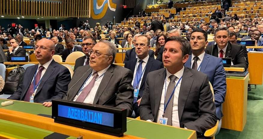 Азербайджанская делегация принимает участие в Саммите будущего ООН