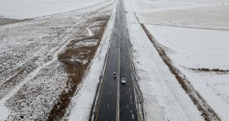 Afrikaya qar yağıb - Video