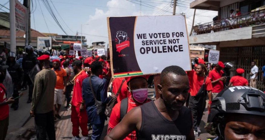 В Гане за нарушение общественного порядка задержали более 40 демонстрантов