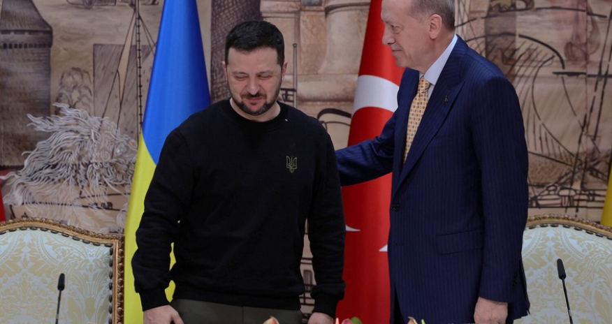 Эрдоган обсудил с Зеленским зерновую сделку
