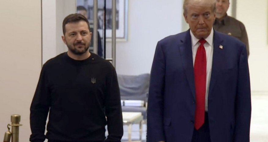Zelenski Trampla görüşüb