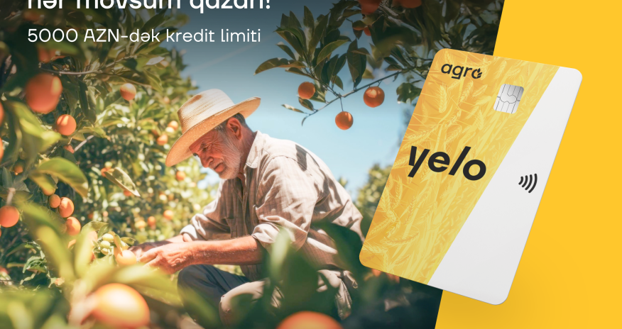 Agro Credit Card for farmers with a 12-month grace period