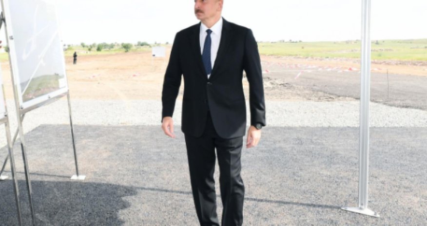 Ильхам Алиев в Зангилане  