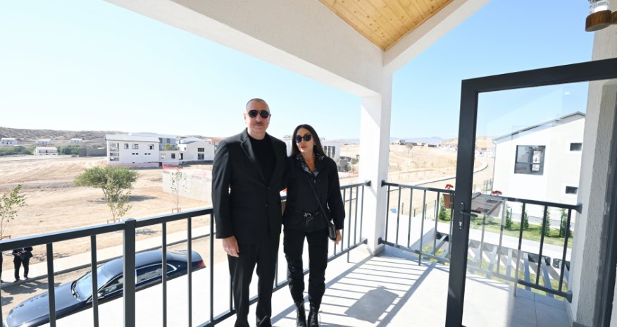 Əliyev xanımı ilə Cəbrayıla gedib - Yenilənib 