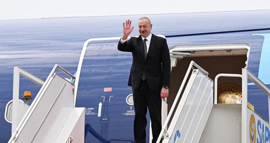 Əliyev Rusiyaya rəsmi səfərə gedib