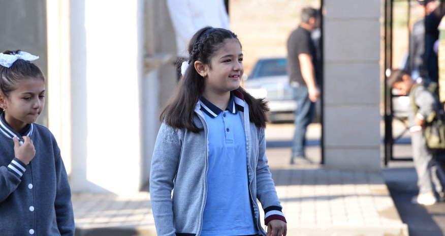 Cəbrayılda ilk dərs günü... - Fotolar