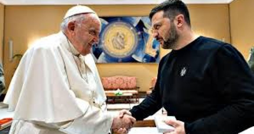 Roma Papası Zelenski ilə görüşəcək