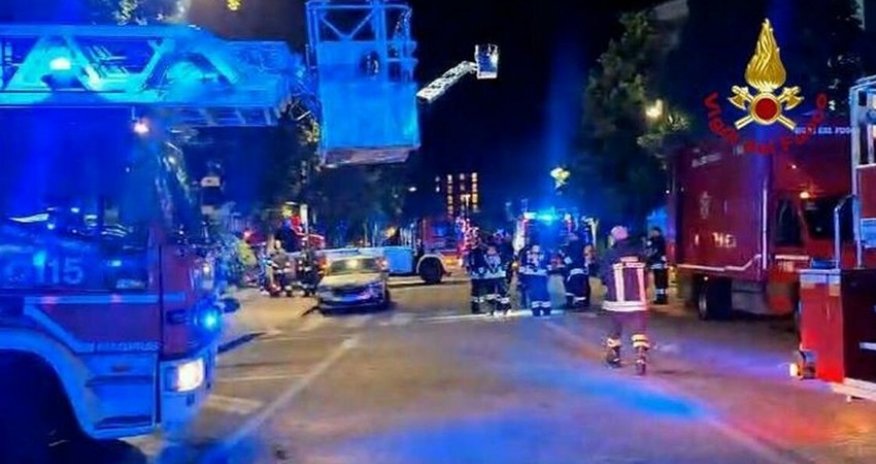 İtaliyada oteldə yanğın olub olub,45 nəfər zəhərlənib