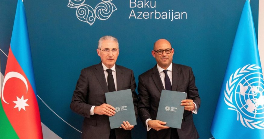 Azərbaycan ilə BMT-nin İqlim Katibliyi arasında Anlaşma Memorandumu imzalanıb