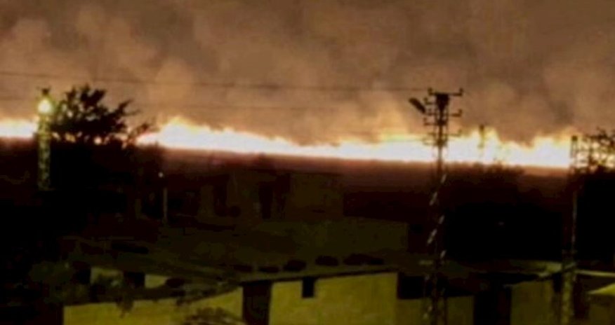 Türkiyənin Kilis vilayətinə raket mərmiləri düşüb - Video