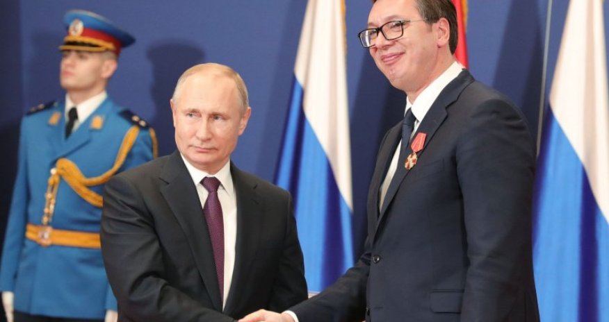 Rusiya və Serbiya prezidentləri arasında telefon danışığı olub