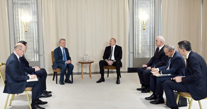 Президент Азербайджана встретился с председателем правления ПАО 