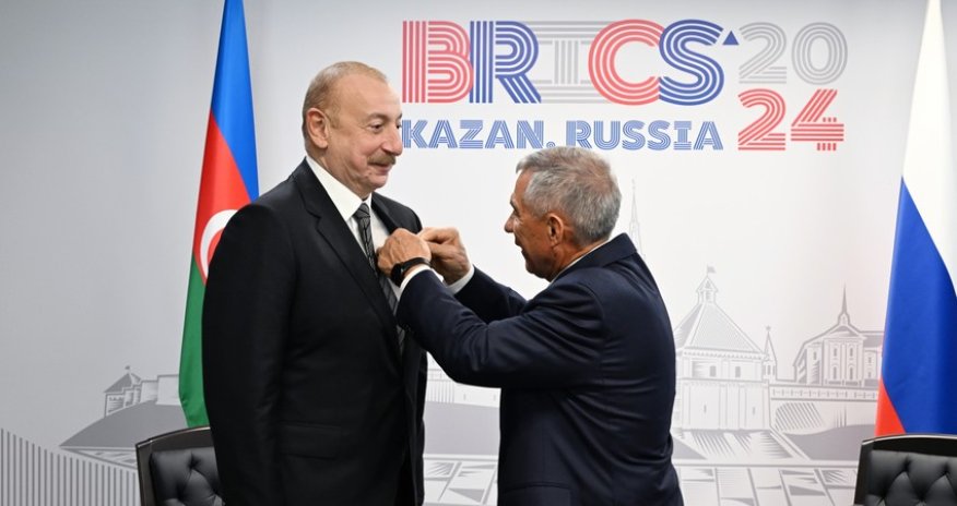 Ильхам Алиев награжден орденом 